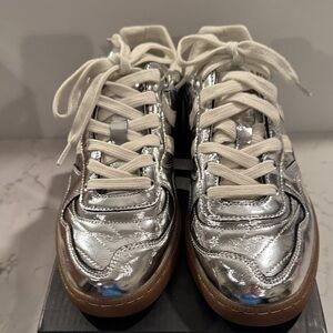 Coolway Silver Sneakers with White Accents